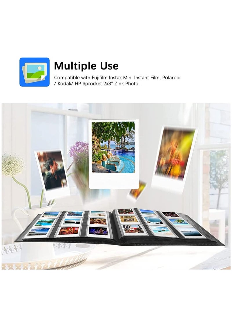 Mini Photo Album Compatible for Fujifilm Instax Mini 12 11 9 90 8+ 8 7S 40 26 25 EVO LiPlay Instant Camera/Mini Link SP-1 Printer/Z2300/ PIC-300 Polaroid Pictures (432 Pockets) - Image 3