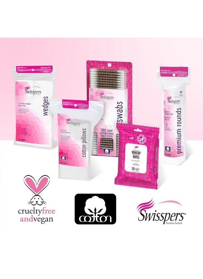 Swisspers - Premium Cosmetic Wedges, Latex-Free Makeup Wedge, 32 Per Package, 6 Packs (Total Count 192) - Image 1
