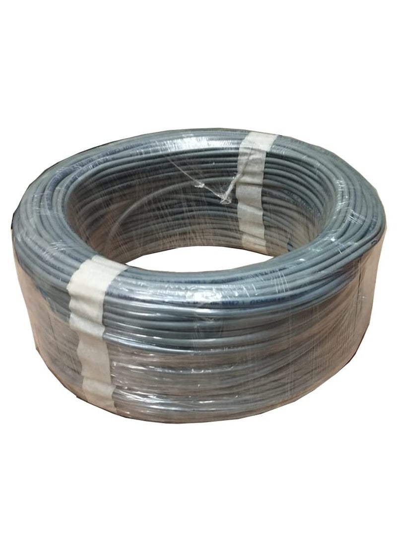 Ohm Pure Copper Telephone Cable Roll 1 Pair 2 Core 0.50 mm - 100 Meter Length - Ohm Cables  - Image 1
