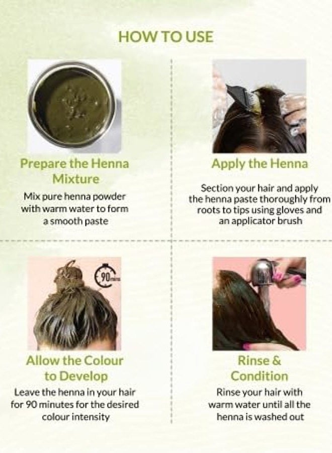 Indus Valley Bio Organic Natural Henna Hair Color For Women Blonde 100gm| 100% Gray Hair Coverage And Long Lasting Hair Dye | Vegan and Cruelty-Free I Herbal Hair Color for All Hair Types - Image 3