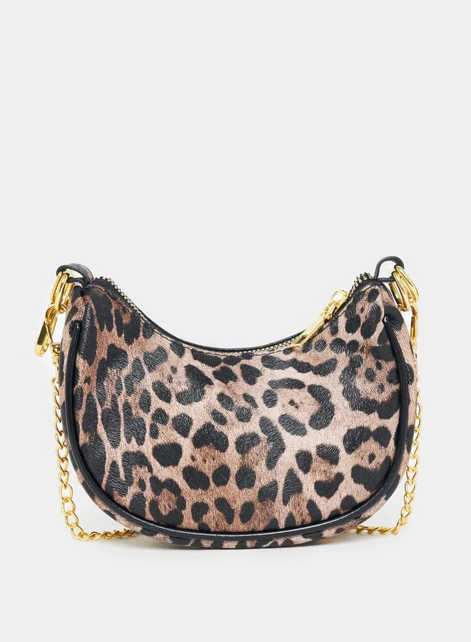 Styli Animal Print Shoulder Bag