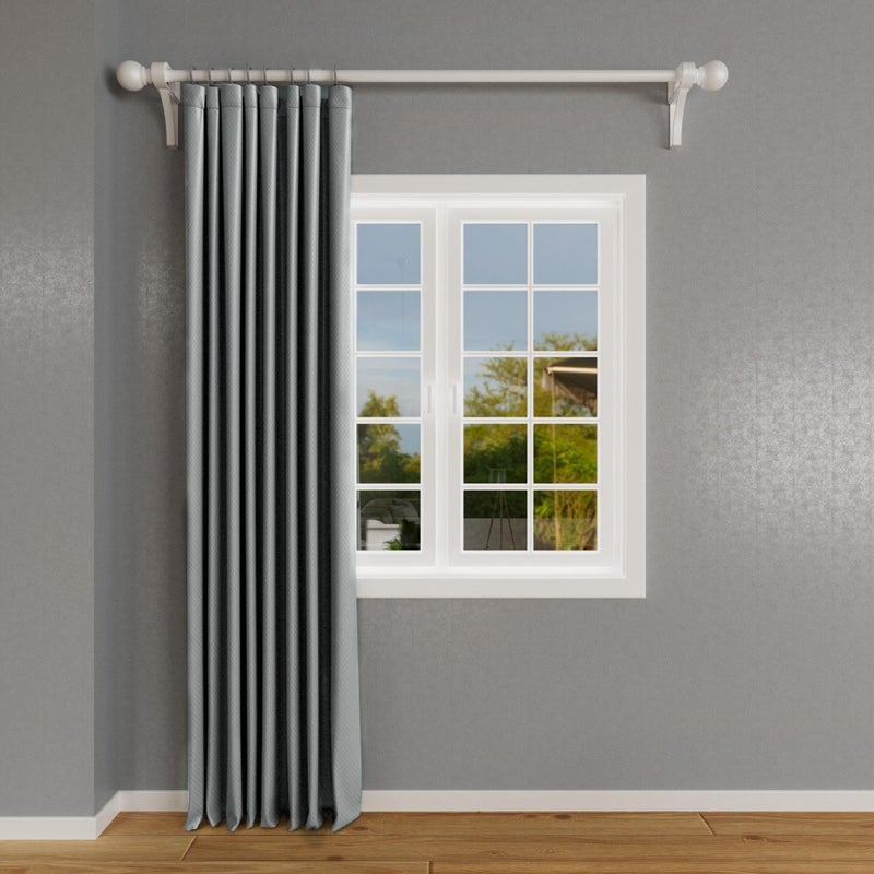 MaKefeile Room Divider Curtains Total Blackout Privacy Curtain Panel Room Thermal Insulated Noise Reduction Curtain for Bedroom Window Living Room Ceiling Track Curtain W 15 ft ? H 8 ft Light-Grey. - Image 5