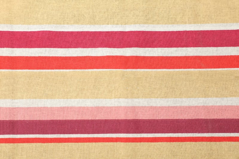 Dekor World Stripe Plain Printed Maroon Napkin Set (Pack of 12)-Dinning and Table Range - Image 4