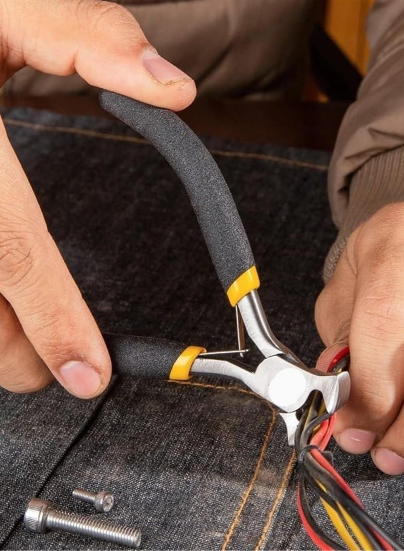 GGOOT Multi-Purpose Pliers with Ergonomic Handles,Household Pluers,for Repairs and Outdoor Activities,Hardware Tools(4.5 Inches-DL03045) - Image 4