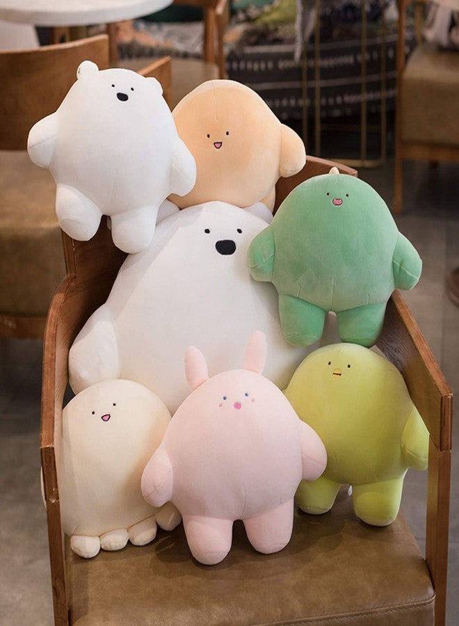 REFAHB 9 inch Cute Bear Plush Stuffed Animal Body Pillow Fat Cartoon Cylindrical Body Pillows for Kids, Super Soft Hugging Toy Gifts for Bedding, Kids Sleeping Nap Kawaii Pillow - Image 3