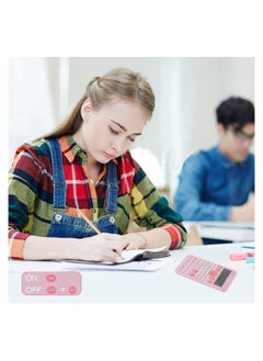ماركة غير محددة آلة حاسبة علمية قياسية محمولة وجميلة، مستلزمات مكتبية مناسبة للاستخدام من المرحلة الابتدائية إلى مرحلة الجامعة. اللون زهري.  - Image 3