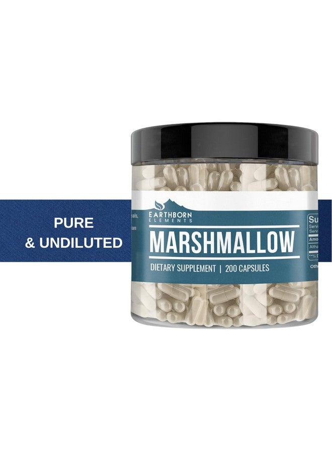 Earthborn Elements Marshmallow Root 200 Capsules, Pure & Undiluted, No Additives - Image 5