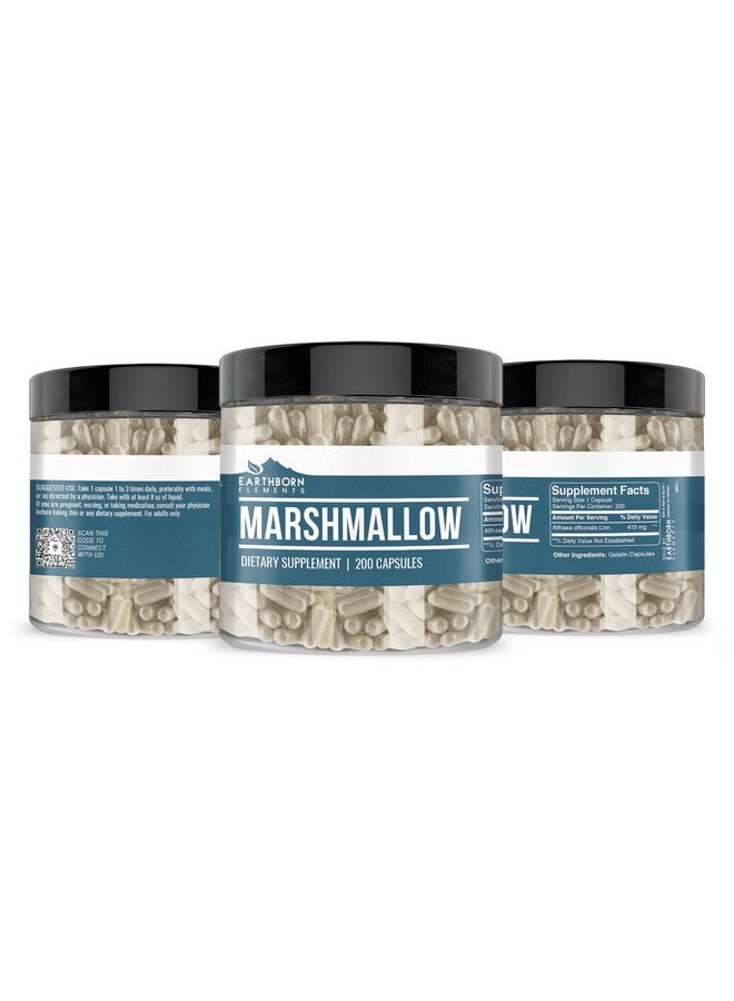 Earthborn Elements Marshmallow Root 200 Capsules, Pure & Undiluted, No Additives - Image 4