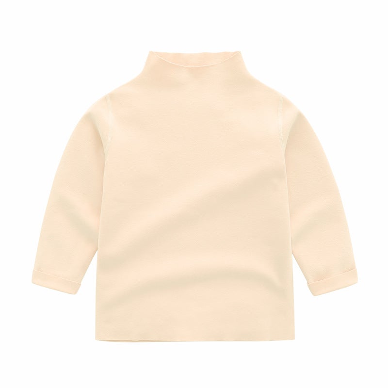 Boneless Children'S Clothing Baby T-Shirt Bottoming Shirt Baby Boys And Girls Warm Winter Clothes Warm Clothes - Image 1