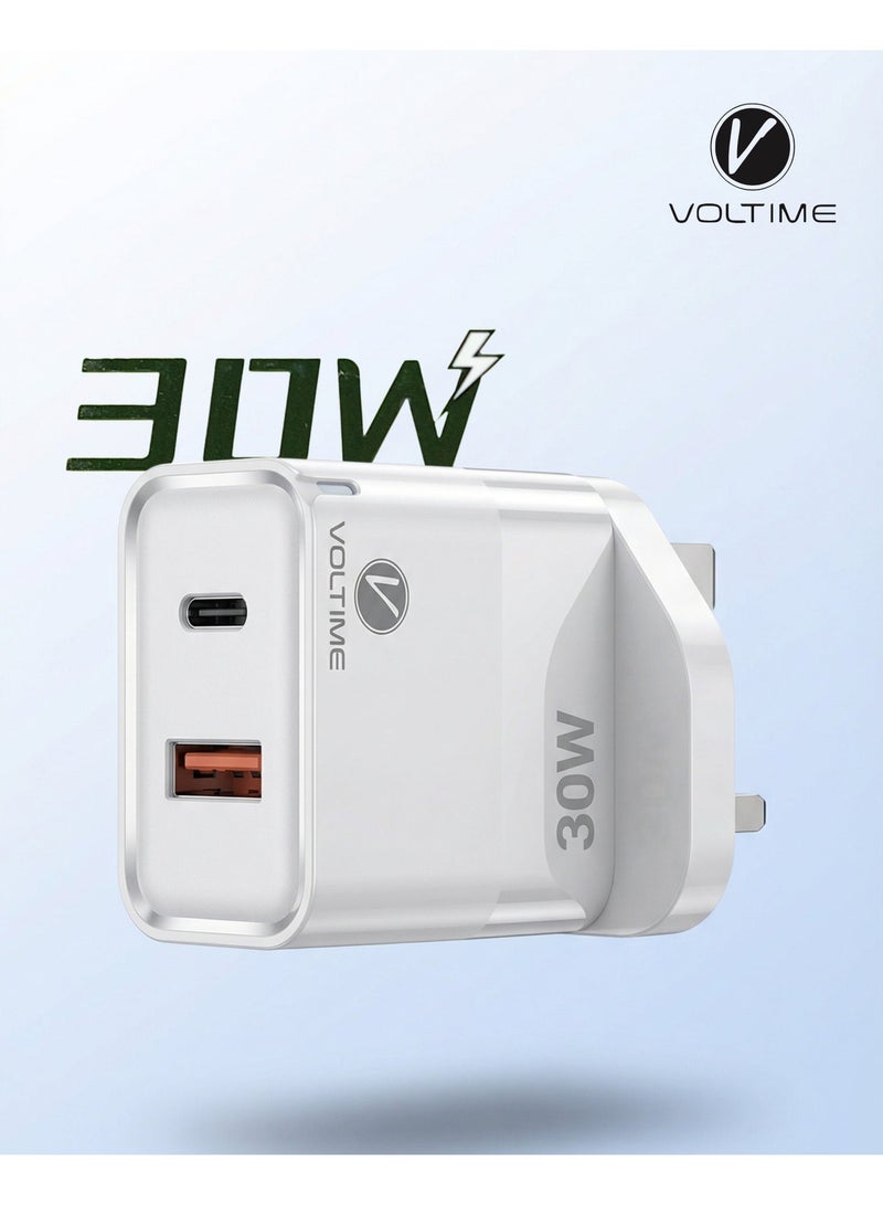 فولتايم راس شاحن جداري 30W - Image 1