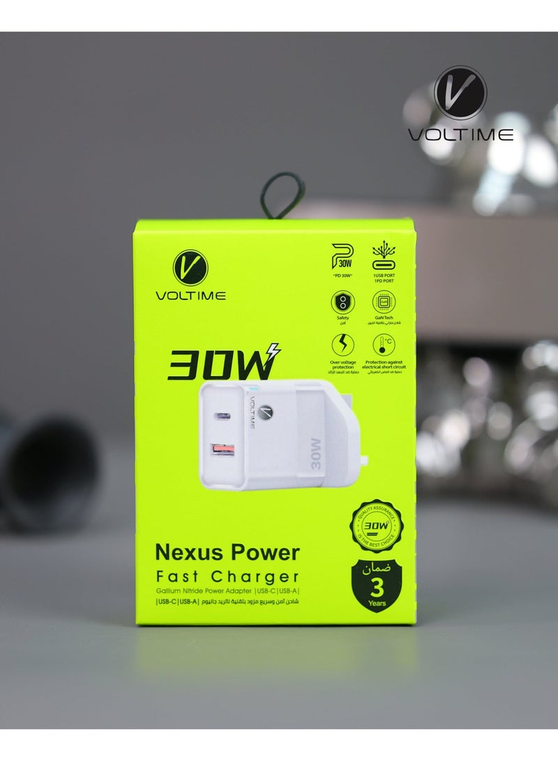 فولتايم راس شاحن جداري 30W - Image 2