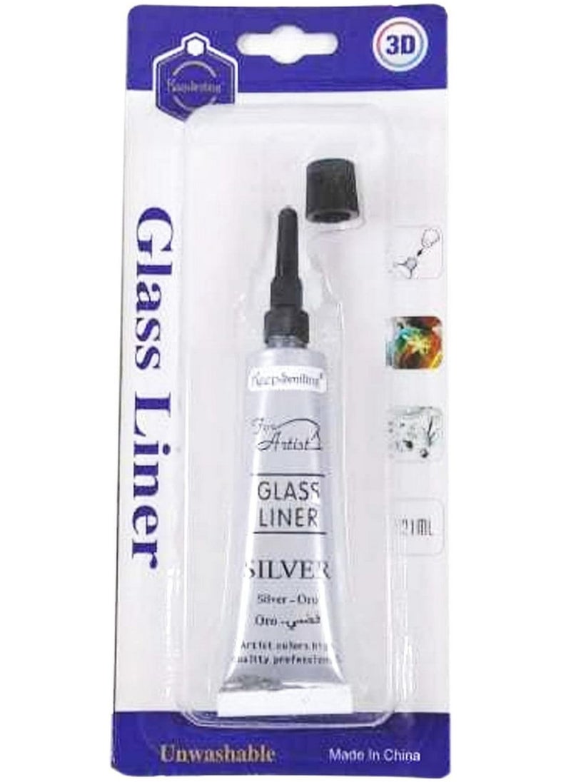 Keep Smiling Glass Liner For Artist 21 ML.  - Image 1