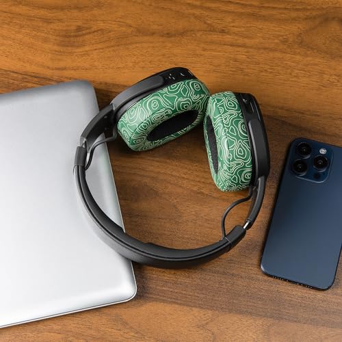 WC PadZ Crusher Evo - Upgraded Earpads for Skullcandy Crusher Evo, Crusher Wireless, Hesh ANC & More, Made by Wicked Cushions | Enhanced Comfort & Sound Isolation | Emerald Tide - Image 3
