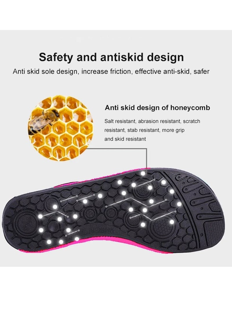 Water Shoes Women's Outdoor Beach Swimming Aqua Socks Quick-Dry Barefoot Shoes Surfing Yoga Pool Exercise