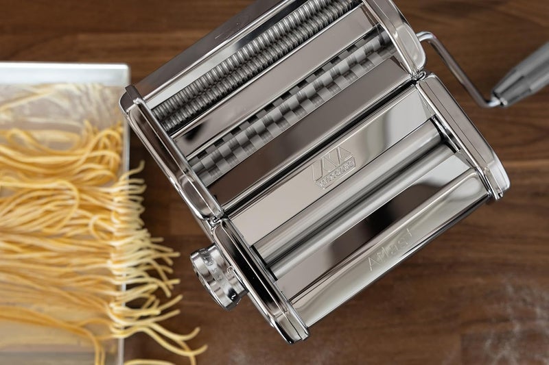 Marcato Atlas+ Manual Pasta Maker, Silver - Image 3