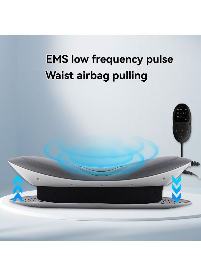 M MIAOYAN Electric Lumbar Massager — Vibration, Heat Therapy & Airbag Traction for Back Pain Relief  - Image 1