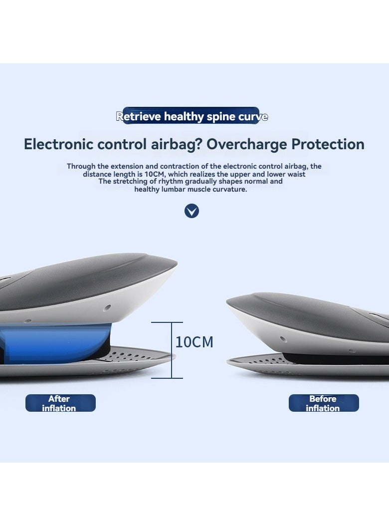 M MIAOYAN Electric Lumbar Massager — Vibration, Heat Therapy & Airbag Traction for Back Pain Relief  - Image 4