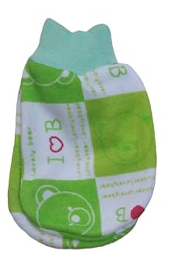 Lappu Baby Cotton Mittens Set for Newborn Babies | Baby Hand Gloves 0-6 Months (Multicolors) (Multicolors- Pack of 6) - Image 3