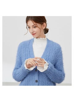 SYOSI 2 Pair Winter Knitted Wrist Cuffs Pleated Horn Cuffs Bracelet Detachable Fake Sleeves False Cuffs Costume Accessory  - Image 3