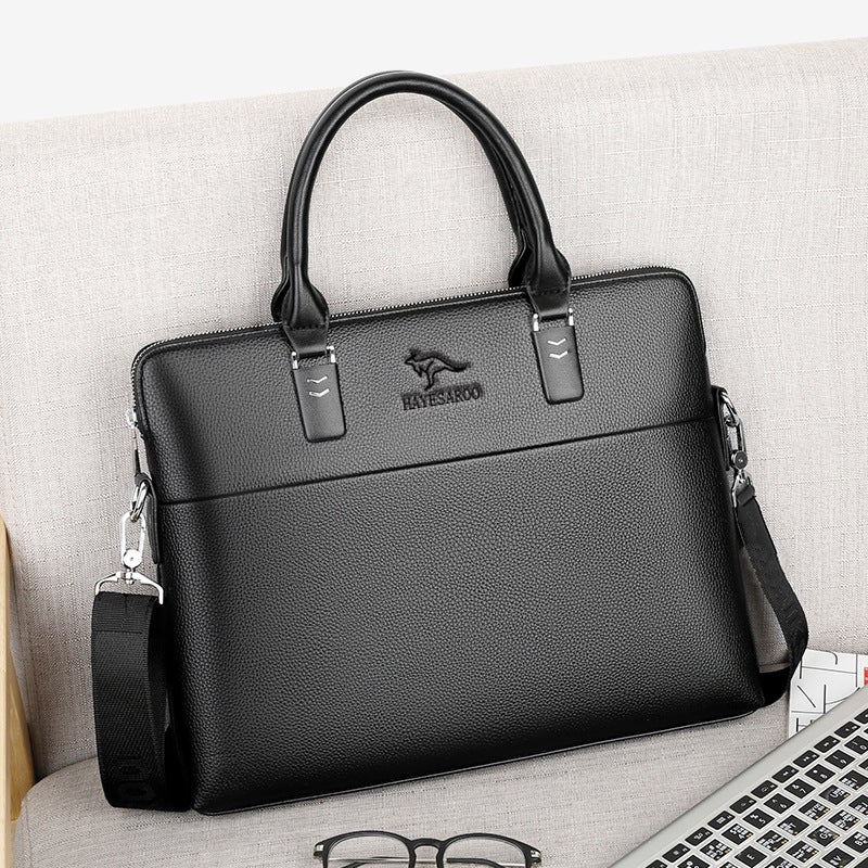 Men'S Bags, Handbags, Horizontal Business Briefcases, Leather Bags, Shoulder Crossbody Bags, Business Portable Briefcases, Dropshipping - Image 3