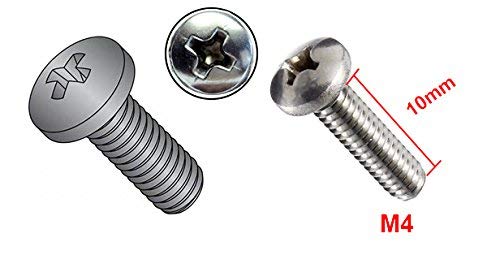 YXQ 78pcs TV LCD Monitor Mounting Phillips Head Screws M4 x 10mm - Image 2