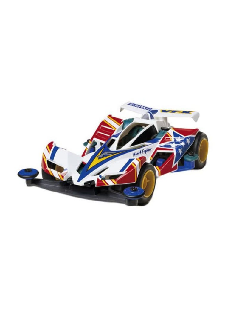 Generic Mini 4WD vehicle with a full cover: Fighter Magnum VFX (Outstanding Frame II) number 10, size 23x4x14 cm. 