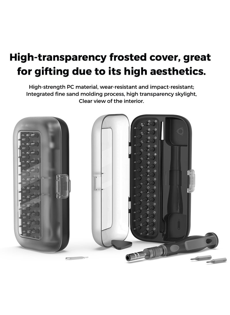 ProOne - ProOne Screwdriver Set, 48 in 1 Mini Screwdriver, Magnetic Driver Bits Set, Set, S2 Alloy Steel Pocket Manual Screwdriver Tool Set, Repair Tool Kit - Aluminum Shell - Image 1