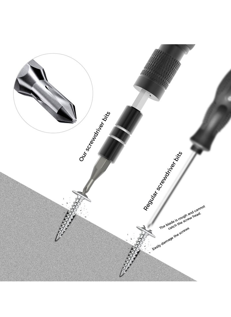 ProOne - ProOne Screwdriver Set, 48 in 1 Mini Screwdriver, Magnetic Driver Bits Set, Set, S2 Alloy Steel Pocket Manual Screwdriver Tool Set, Repair Tool Kit - Aluminum Shell - Image 1