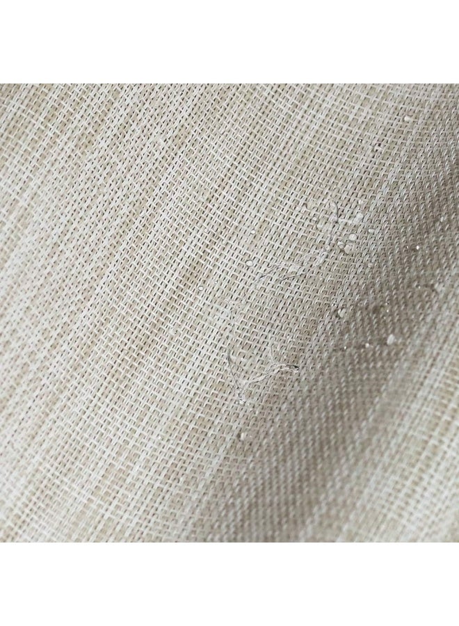 YOSICHY Table Mats Set of 6 Crossweave Woven Vinyl Placemats Heat Resistant Non-Slip Kitchen Placemats for Dining Table Washable Easy to Clean (White) - Image 4
