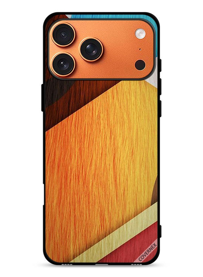 Covernex Apple iPhone 17 Pro Max Protective Case Cover Wooden Texture - Image 1