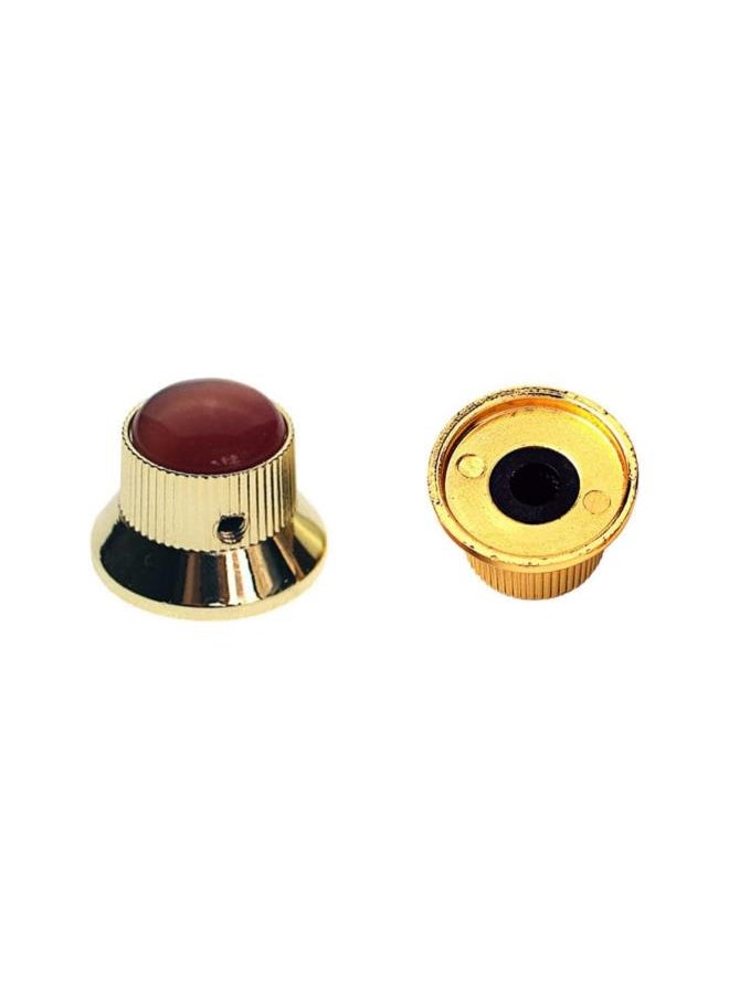 WYBOT - 3pcs Electric Guitar Knobs Buttons Metal Guitar Knobs for Fender Strat Electric Guitar Parts Replacement - Image 1