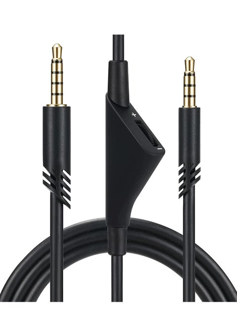 Cable Adapter for Logitech Astro A10 Gaming Headset Replacement with Volume Control Also A40/ A40TR and Xbox One/ PS4 Controller Long 2.0 M