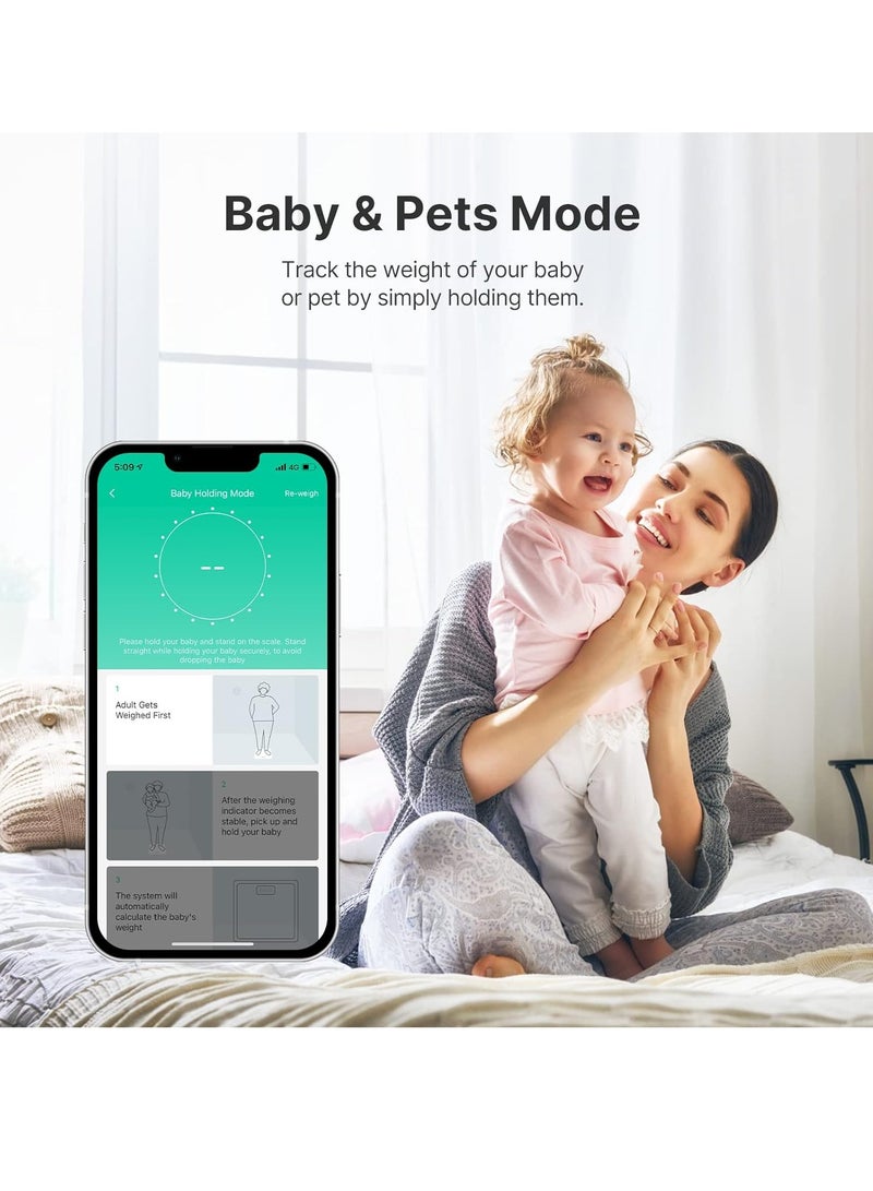 Weight Scale With Bluetooth, Digital Bathroom Scale With Bmi, Body Fat, Muscle Mass 14 Key Body Indicators - Image 4