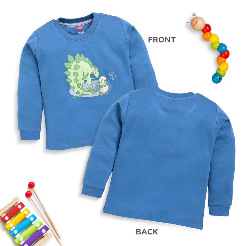 LuvLap Boys Cotton Cartoon Regular Fit T-Shirt Set - Multicolor (18 to 24 Months) - Image 4