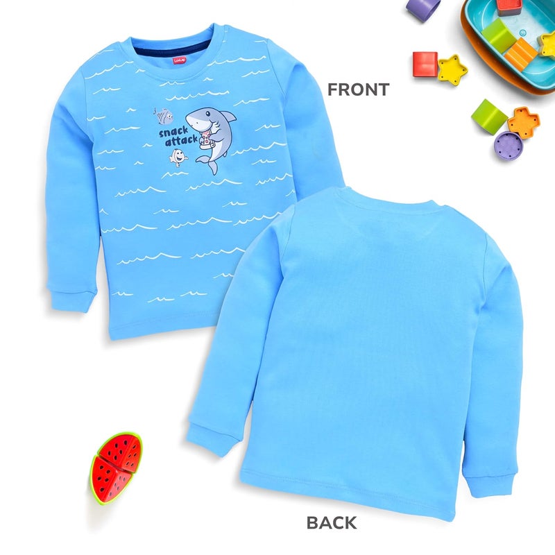 LuvLap Boys Cotton Cartoon Regular Fit T-Shirt Set - Multicolor (18 to 24 Months) - Image 5