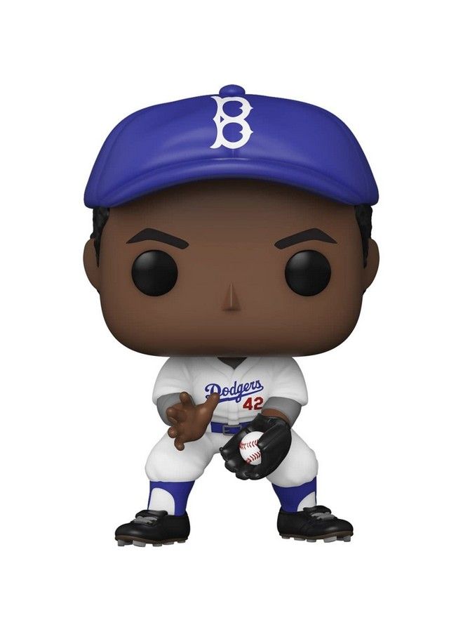 Funko Pop! Icons! Jackie Robinson Full Color Uniform Non Chase Figure - Image 1