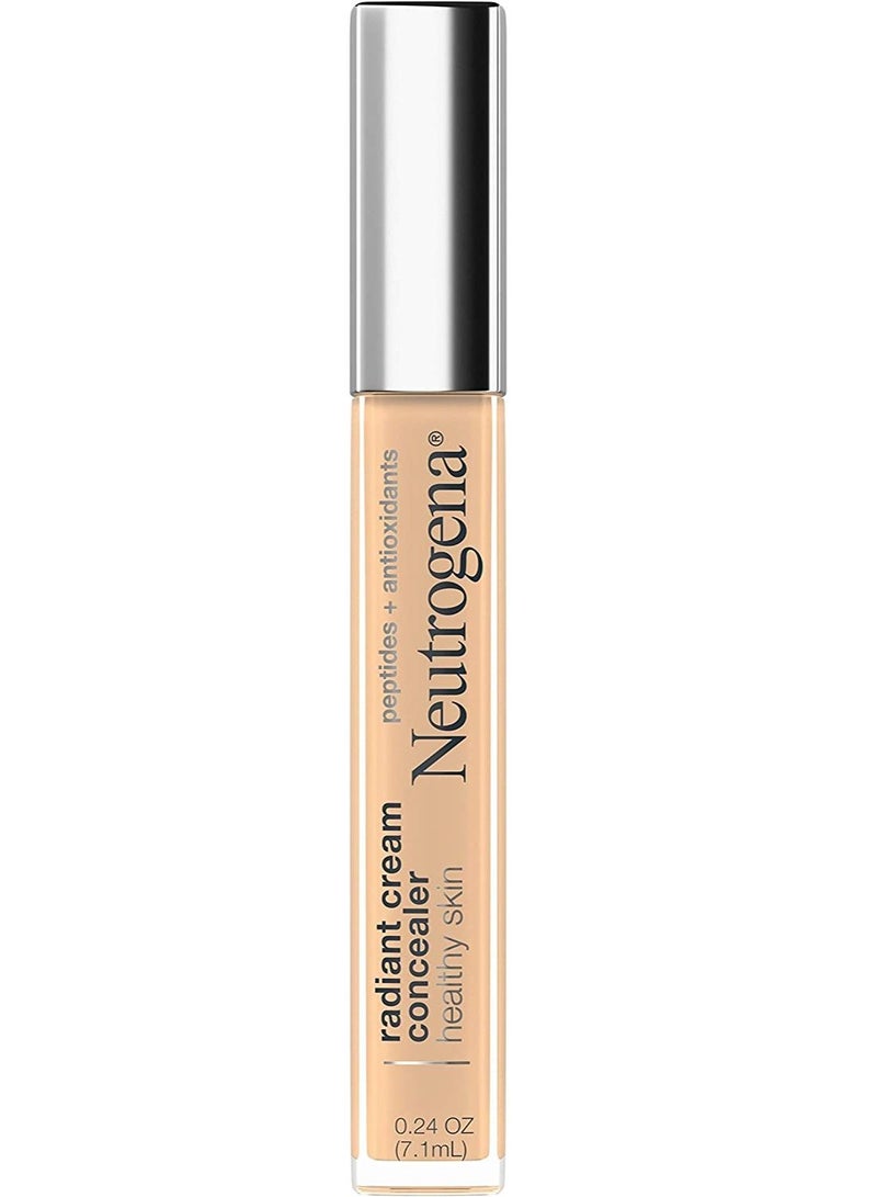 Neutrogena Neutrogena Healthy Skin Radiant Brightening Cream Concealer, Bisque Light/Medium 02 neutral undertones, 0.24 oz - Image 1