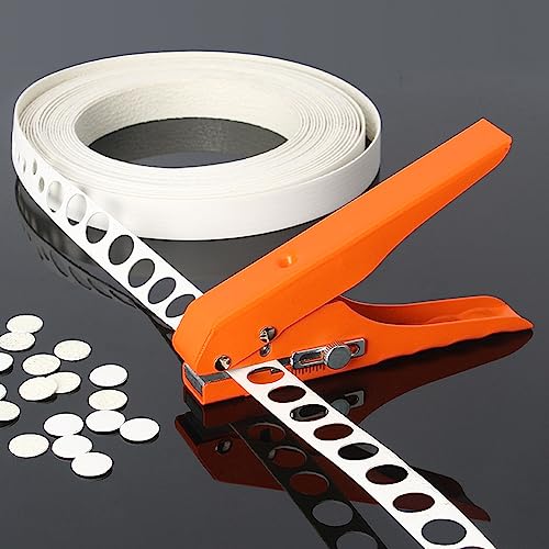 Tookie Hole Punch, 8mm Handheld Puncher Screw Cover Hole Punch Set with Countersink Drill & Wrench, Heavy Duty Hole Punch for Photo Paper PVC Cards Edgebanding(as Shown) - Image 5