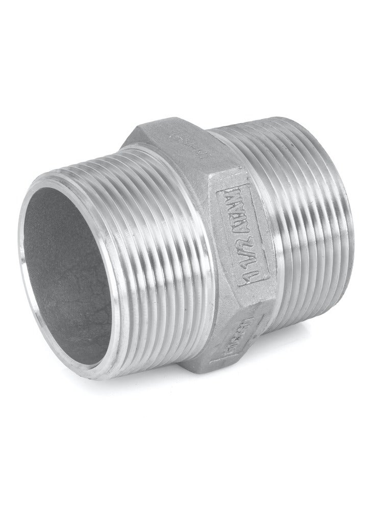 SS316 Hex Nipple #150 NPT, ATAM (3/4") 