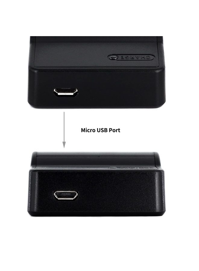 Norifon شاحن USB LI-50B لكاميرات أوليمبوس D-750، SH-21، SP-800UZ، SP-810UZ، SP-815UZ، Stylus 1010، 1030SW، SZ-12، SZ-14، Tough TG-2، VR-340، VR-350، XZ-1 والمزيد - Image 5