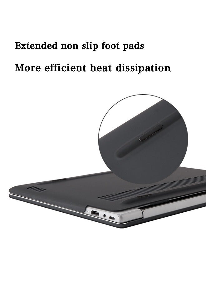 AOLION Protective Hard Shell Cover for HUAWEI MateBook D 15 15.6-Inch Black  - Image 2