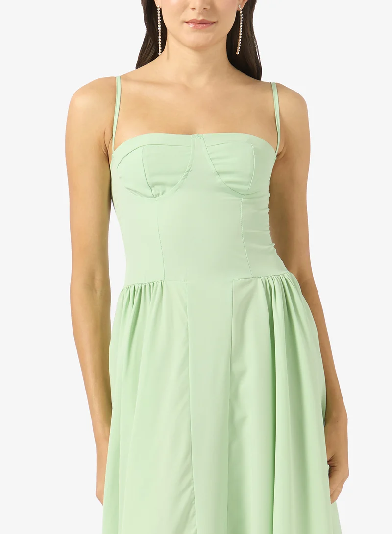 Ginger  Sweetheart Neck Corset Bodice Princess Cut Dress for Women | Best Price UAE