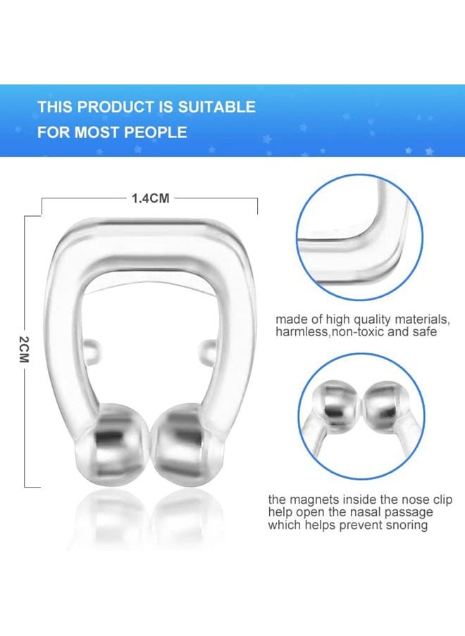 WANFAN - Anti Snoring Devices 8PCS , Snore Stopper , Anti Snoring Nose Clip, Snoring Solution for Comfortable and Quieter Sleep, Stop Snoring - Image 1