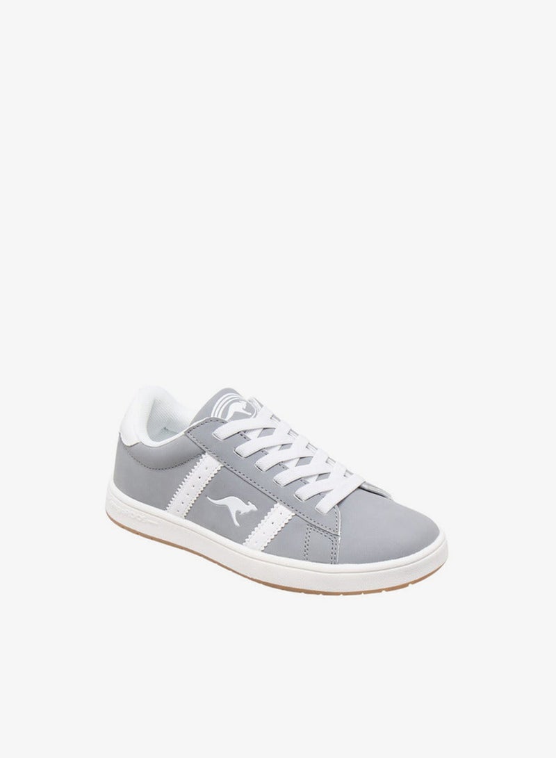 كانغاروس سنيكرز للأولاد بتفاصيل شعار وإغلاق برباط - Image 2