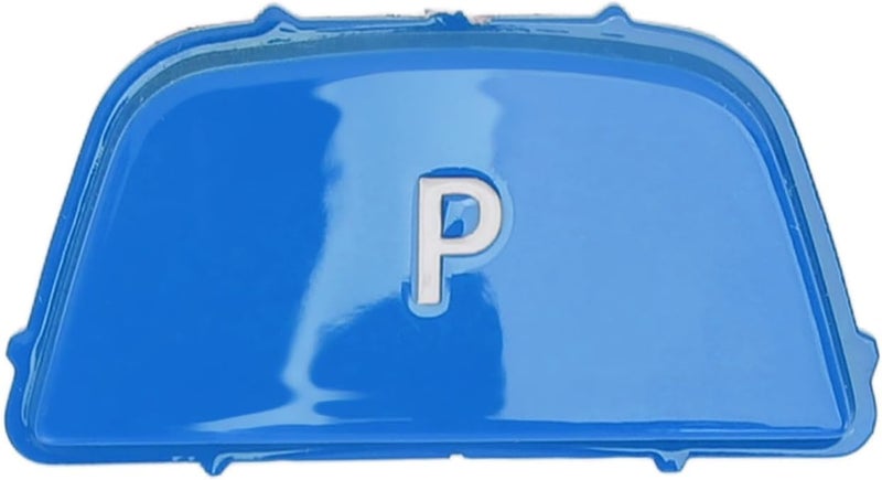 Gear Shift P Button Cover Trim for 3 Series F30 Left Hand Drive, Sporty Replacement, Durable ABS Material - Easy Installation, Sporty Interior Upgrade for Multiple Models (Blue) - Image 1