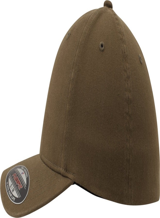 Flexfit Garment Washed Cotton Dad Hat Kappen, Loden, S/M - Image 2