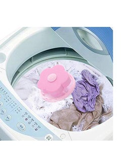 SYJBUH SYJBUH Polyester Flower Shape Home Washing Machine Floating Net Bag Hair Removal Ball Debris Thread Cleaning Filter Net Lint Mesh Bag Multicolor 2  - Image 4