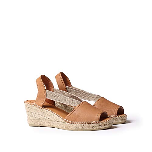 Toni Pons Leather Slingback Wedge Espadrille by TONI PONS - Image 2