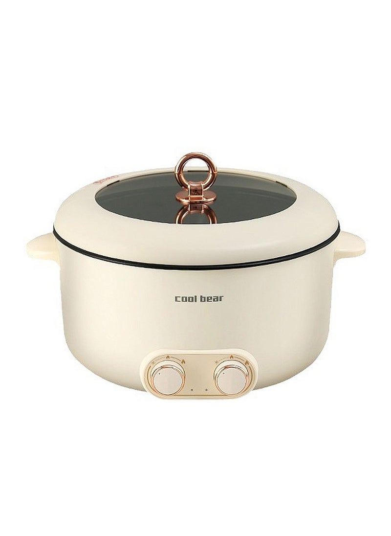 COOLBEAR Yuanyang Electric Hot Pot 6L Household Large Capacity Electric Cooker Multifunctional Hot Pot All-in-one Pot  - Image 1