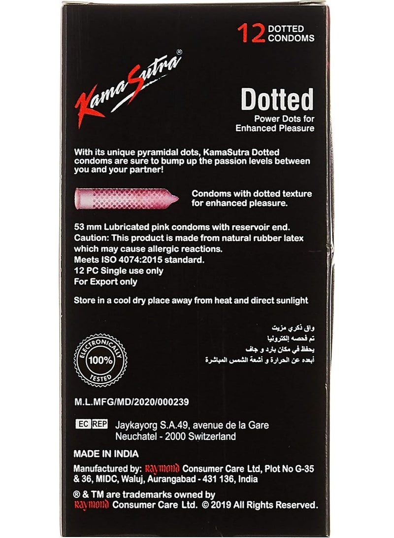 Kamasutra 12-Piece Dotted Condoms - Image 3